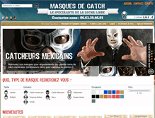 Tablet Screenshot of masquesdecatch.com
